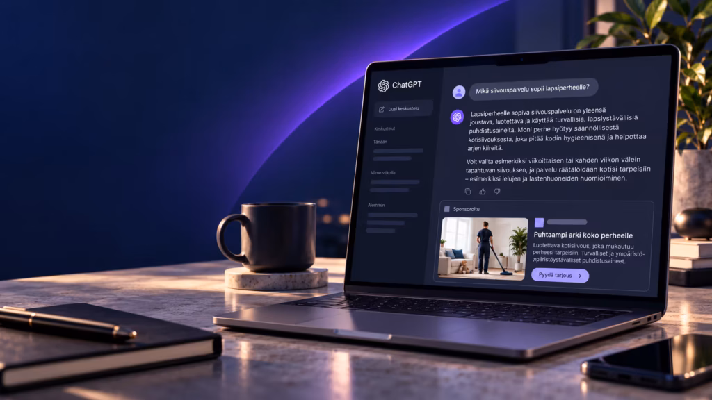 ChatGPT Ads -mainonta | Digitoimisto Elielviestintä